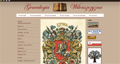 Desktop Screenshot of genealogia.lt