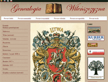 Tablet Screenshot of genealogia.lt